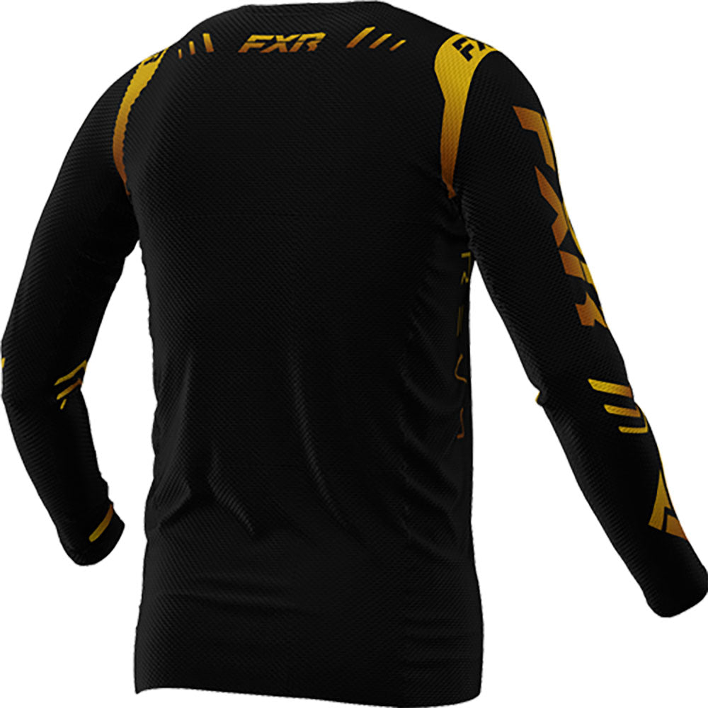 Genuine OEM FXR Yth Revo MX Jersey 24-Black/Gold