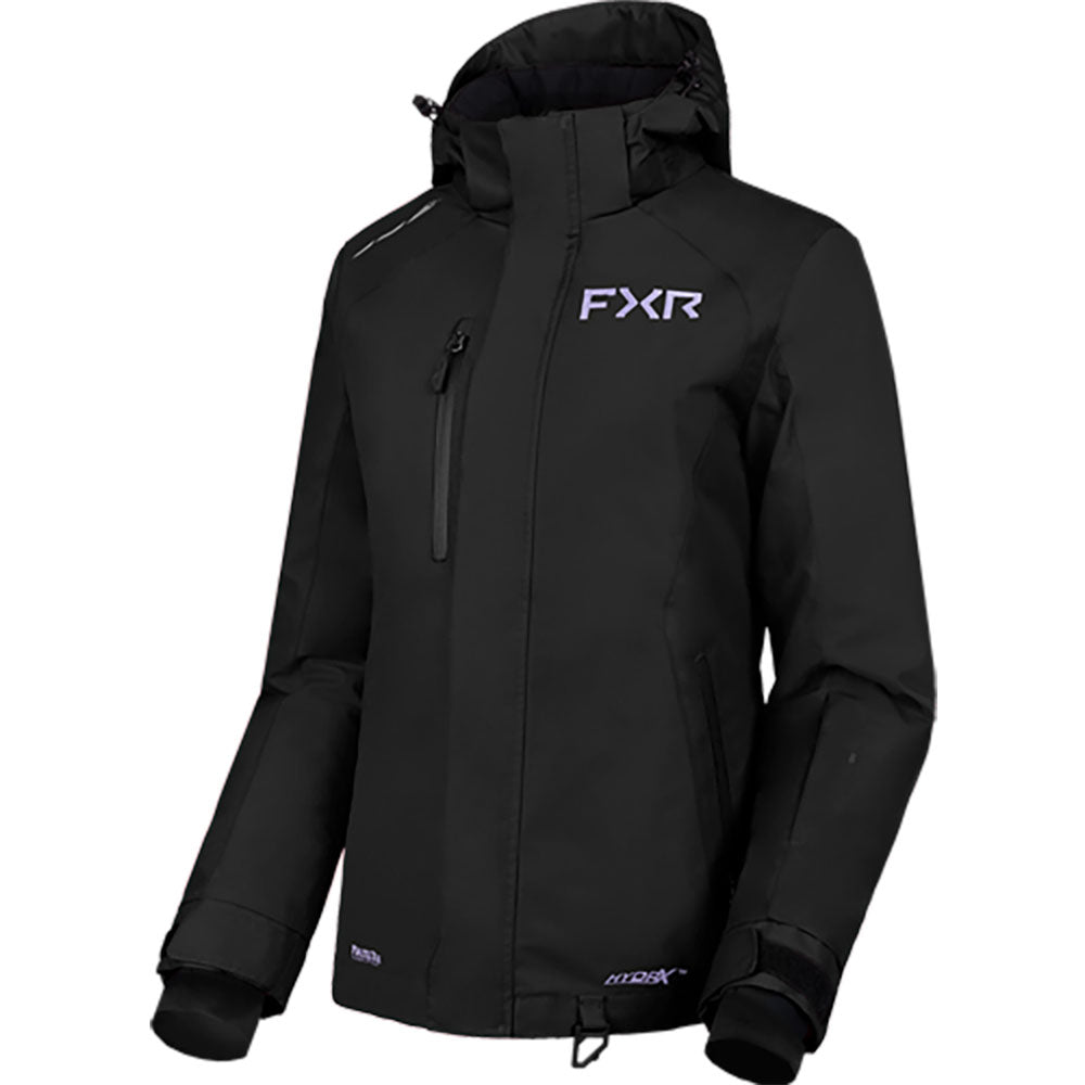 FXR Womens Fresh Jacket Black/Lilac Womens
