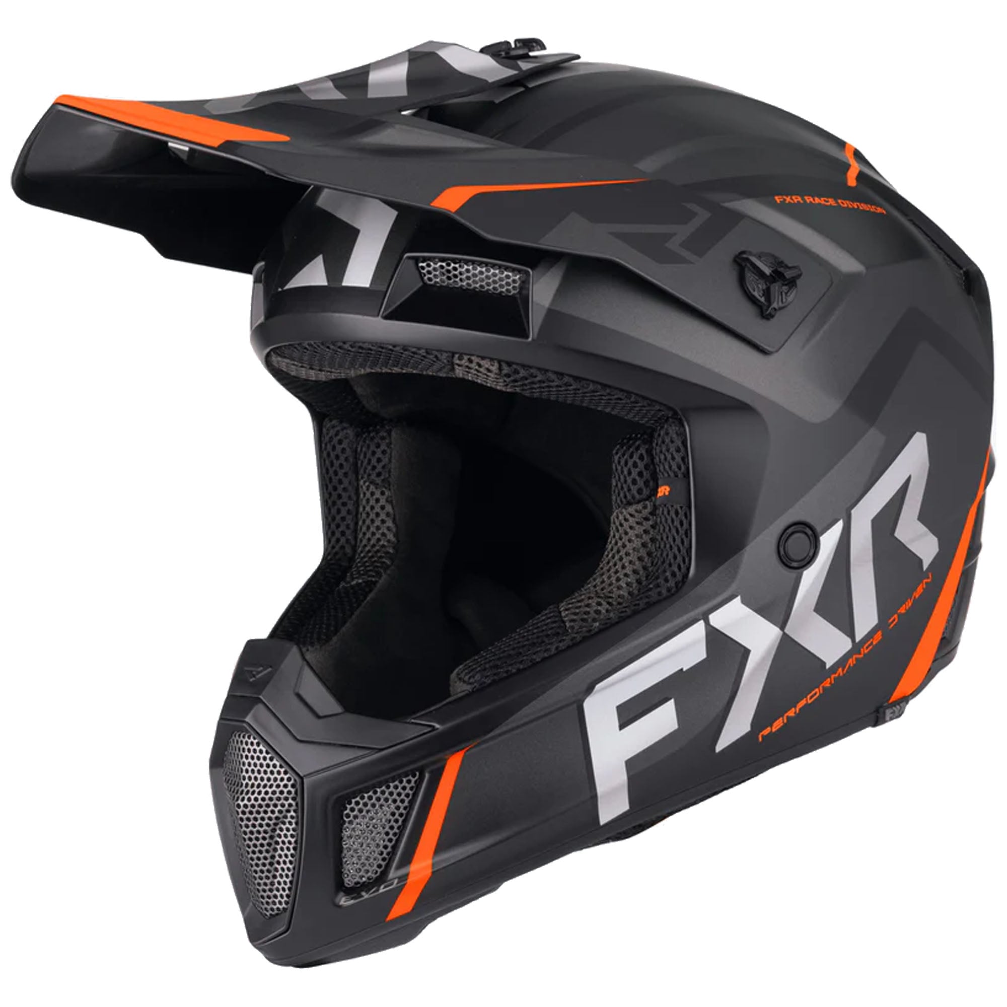 FXR Clutch Evo Helmet Black/Orange Unisex-Adult