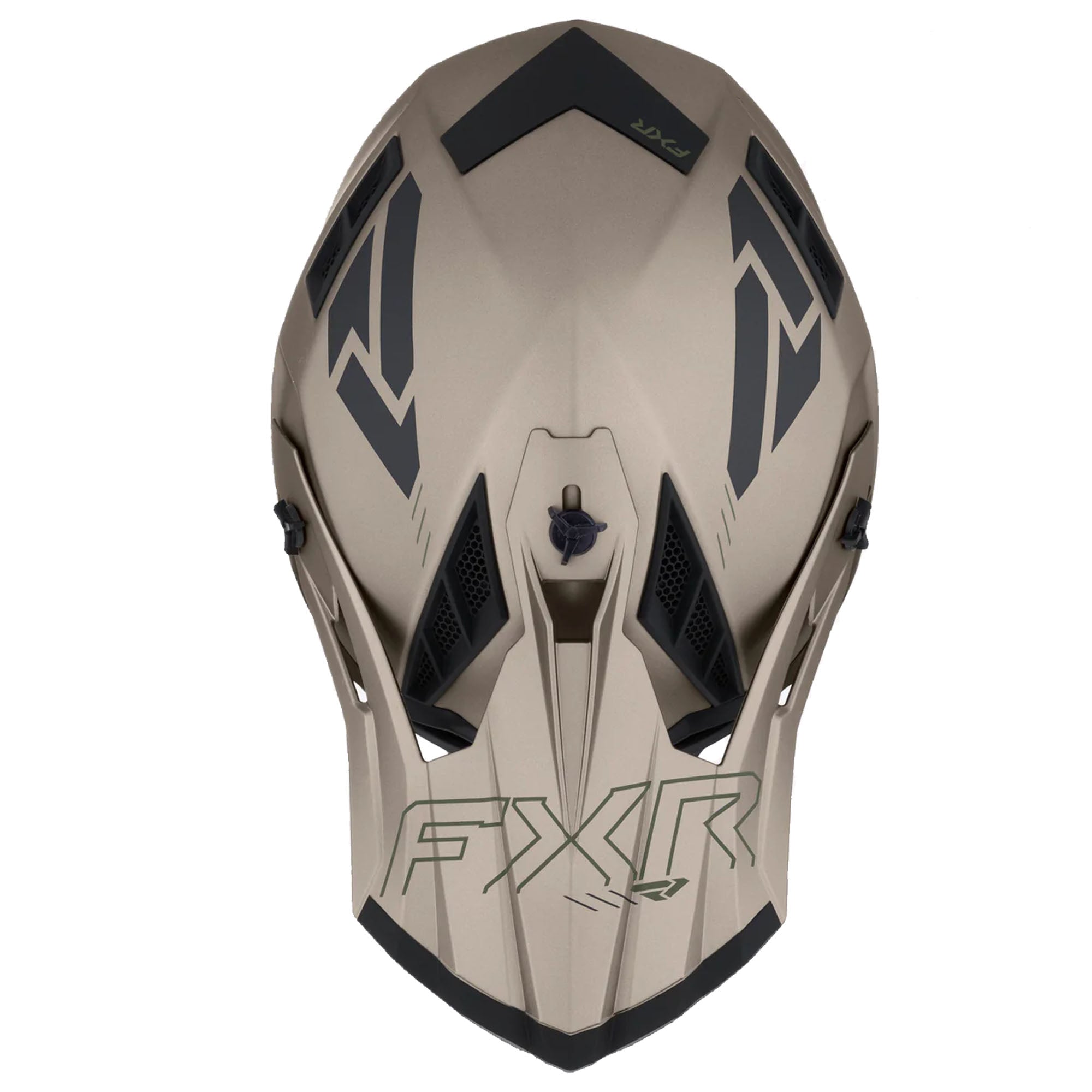 FXR Helium Prime Helmet Lightweight Quick-Release Fiberglass Stone Army FMVSS 218