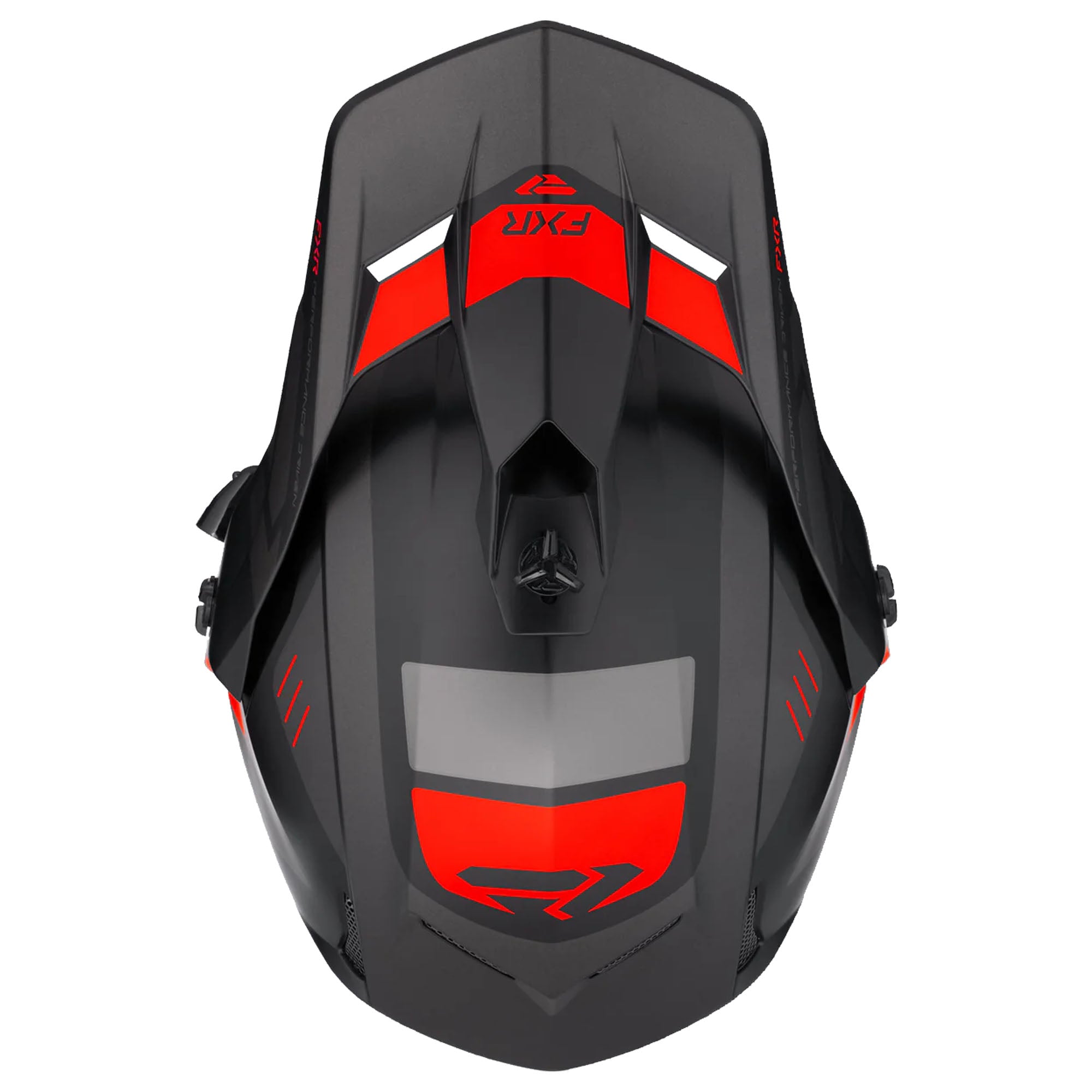 FXR Clutch X Helmet w Electric Shield Heated Light Quick-Release Black Red FMVSS 218