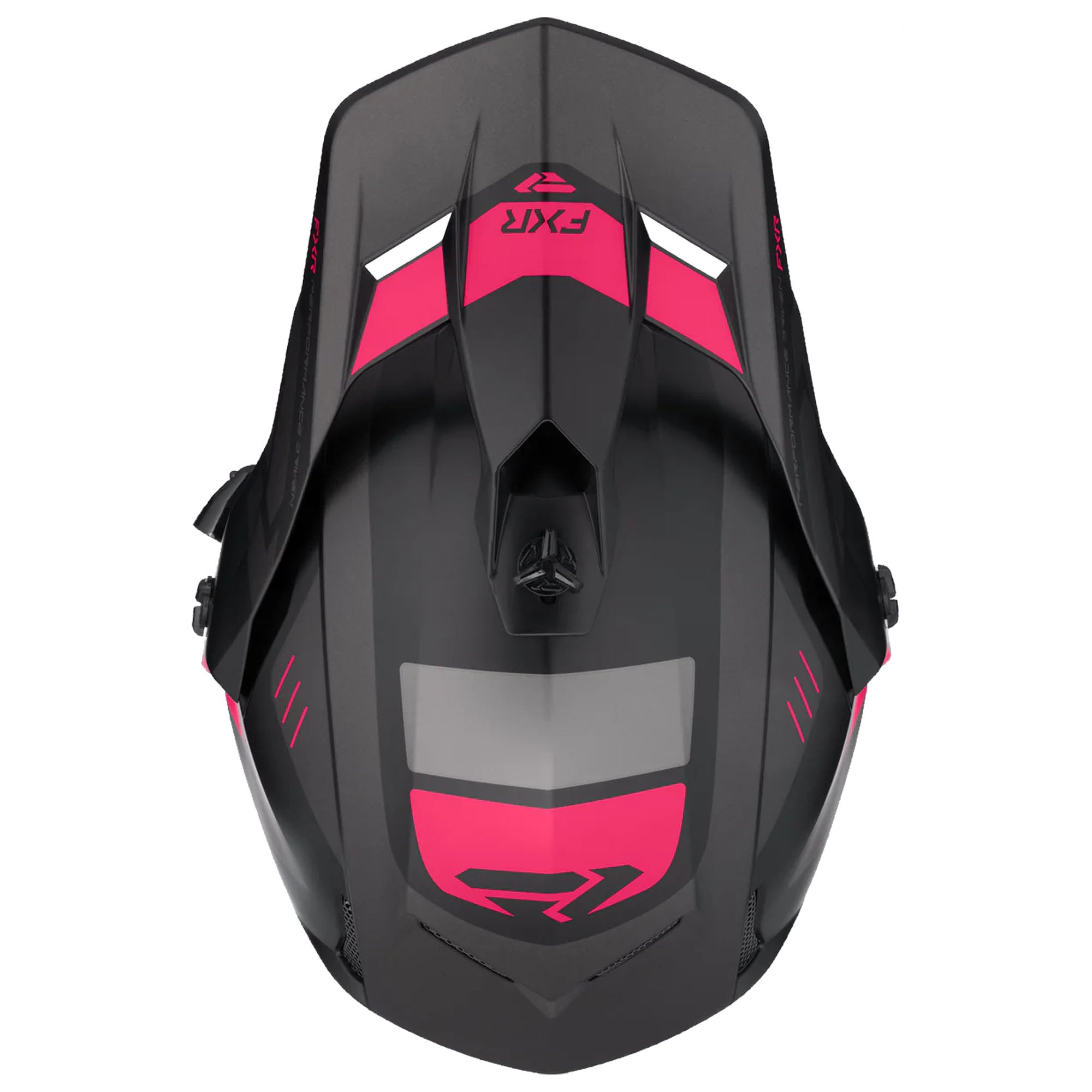 FXR Clutch X Helmet w Electric Shield Heated Light Quick-Release Black Razz FMVSS 218