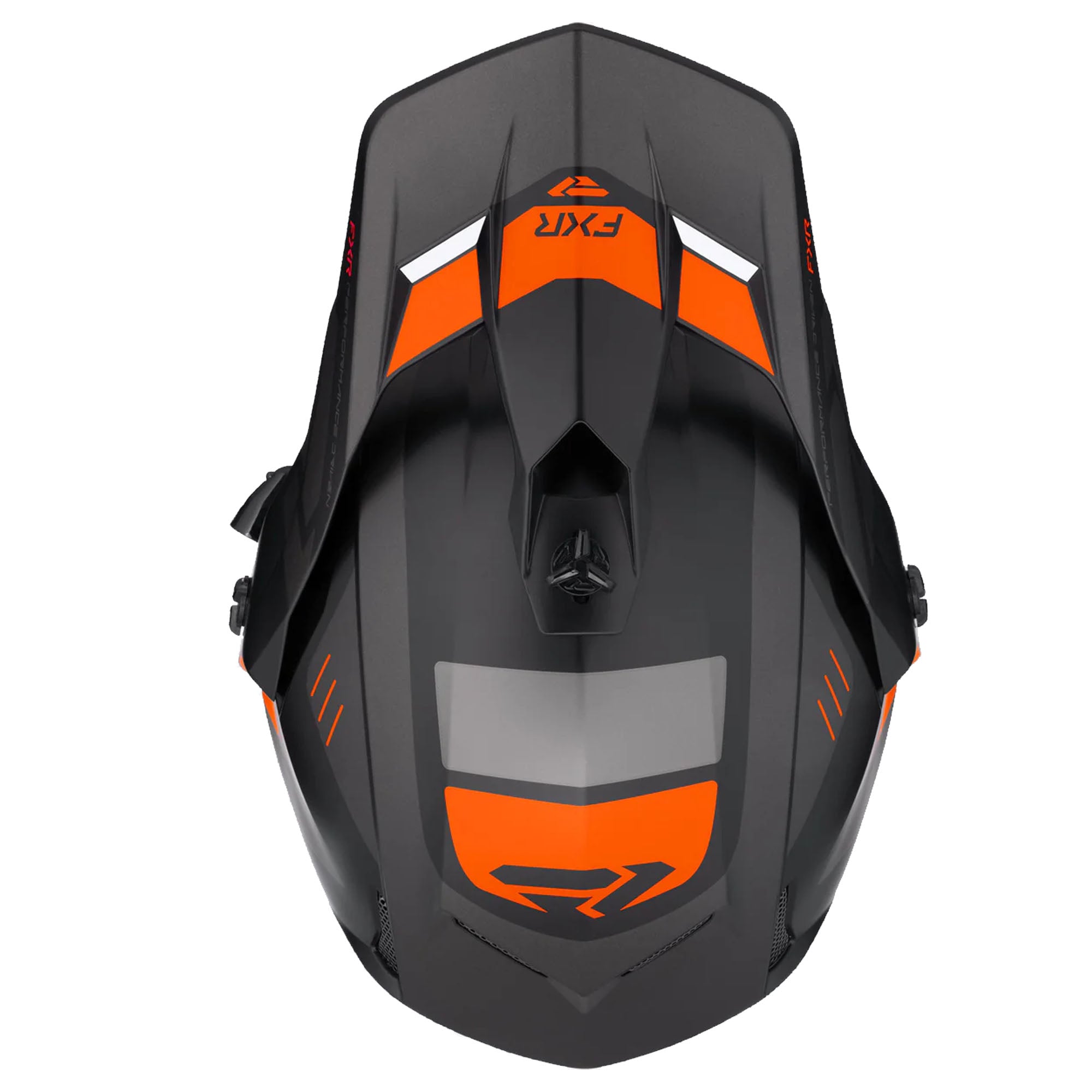 FXR Clutch X Helmet w Electric Shield Heated Light Quick-Release Black Orange FMVSS 218