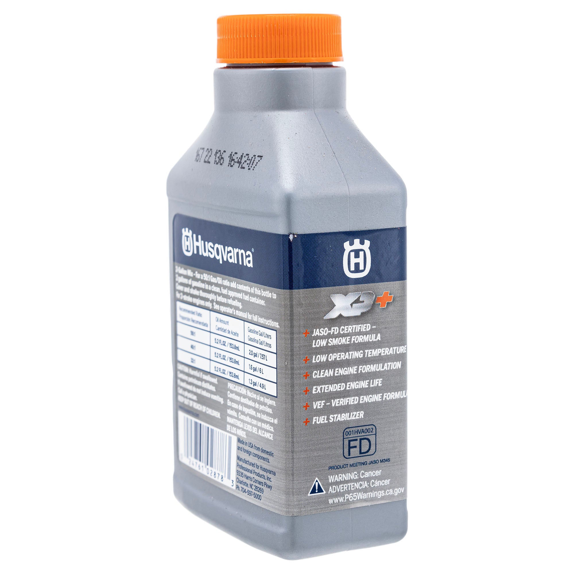 Husqvarna 2XP 5.2oz Bottle Two Stroke Cycle XP Oil 50:1 for 2 Gallon Cans