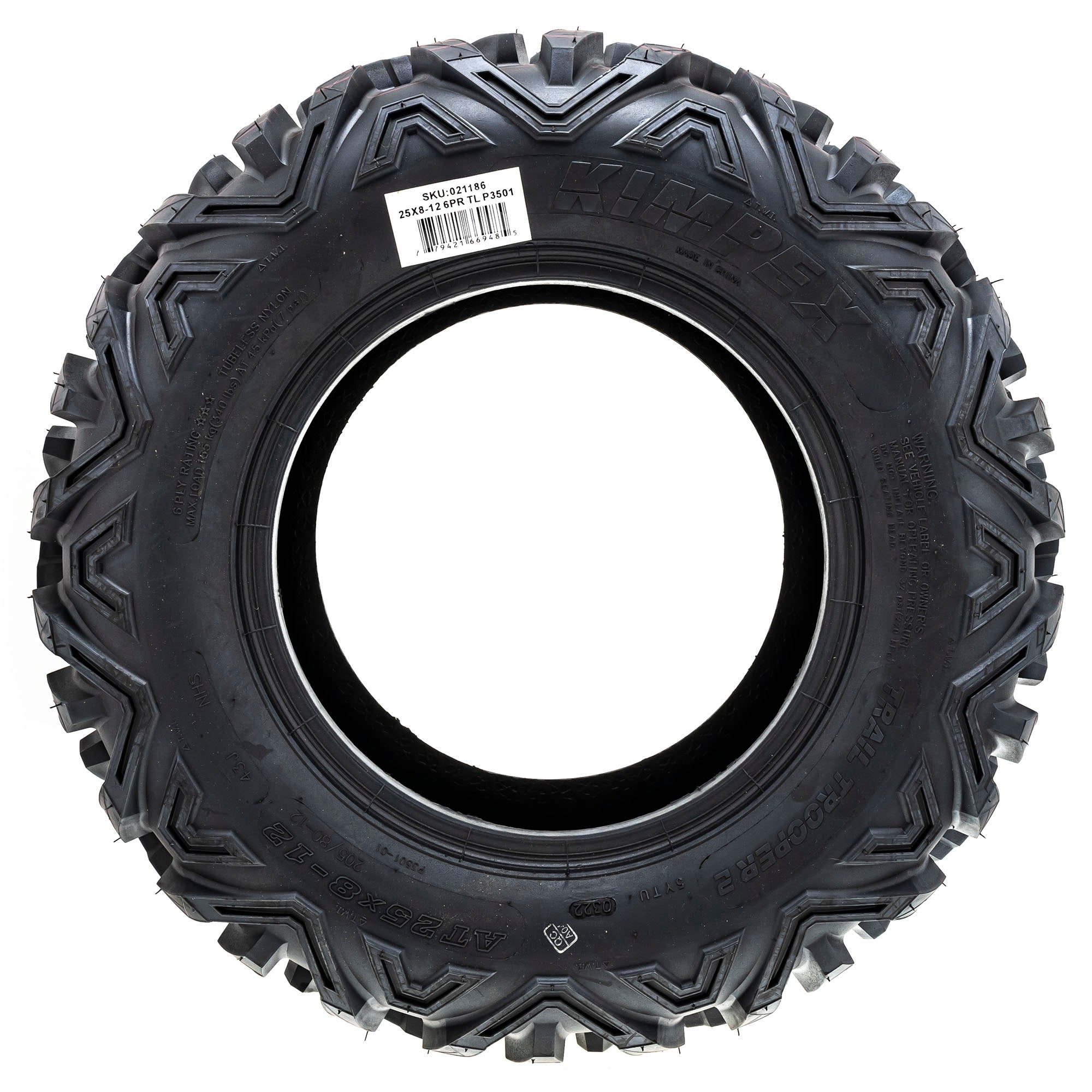 Kimpex KimpexTire 021186 Trail Trooper 2 Tire 25X8-12