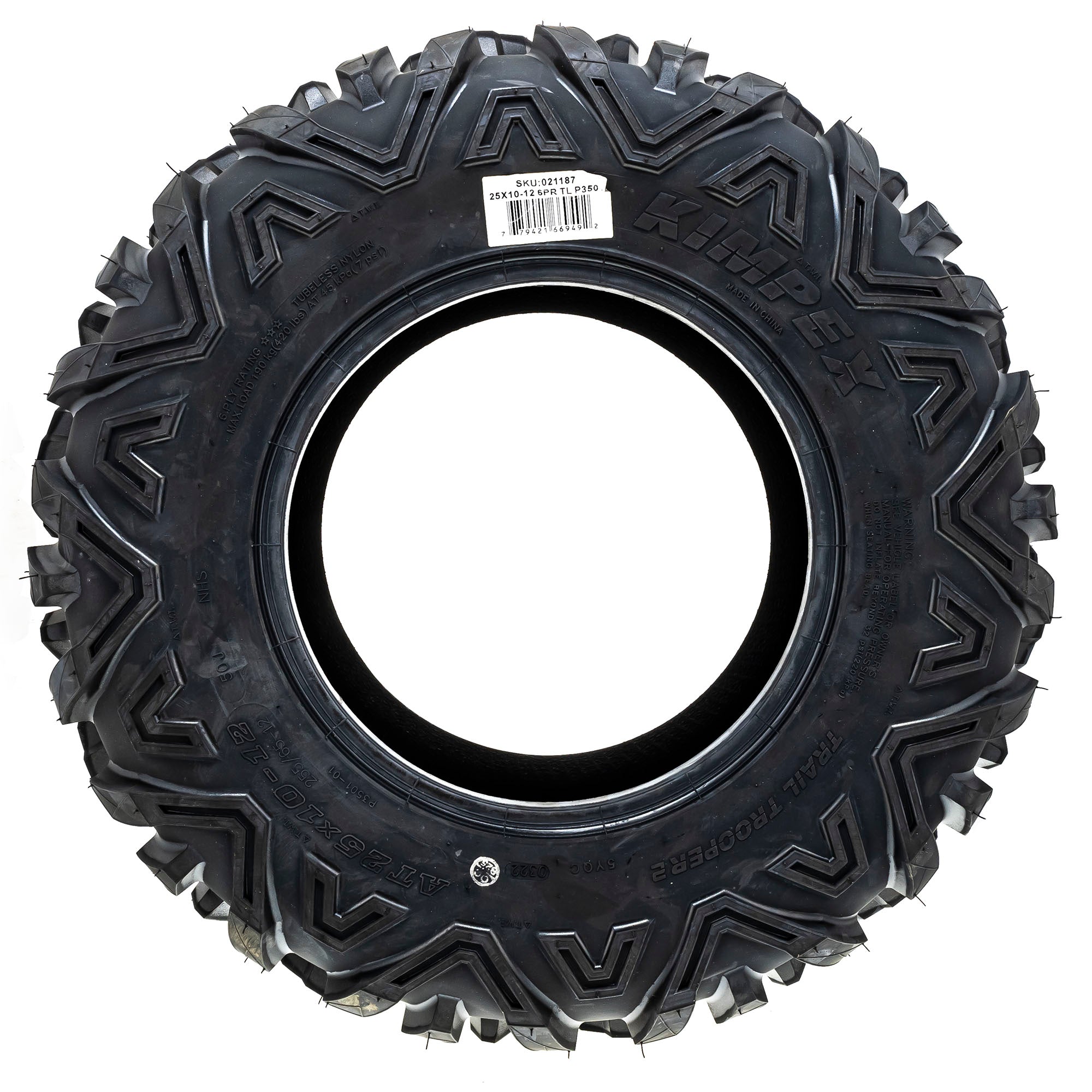 Kimpex KimpexTire 021187 Trail Trooper 2 Tire 25X10-12
