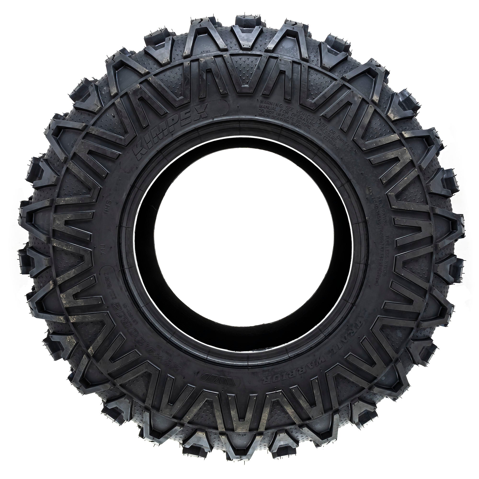 Kimpex 021190 Trail Warrior Tire 27X9R12 Radial 8 Ply All Terrain Tubeless