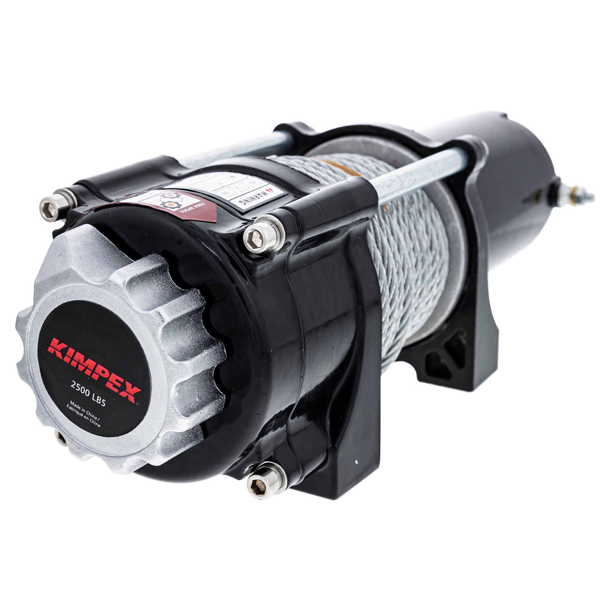 Kimpex 458210 2500 lbs Winch IP 67 Kit Commander Defender Maverick X3 & Max Alterra