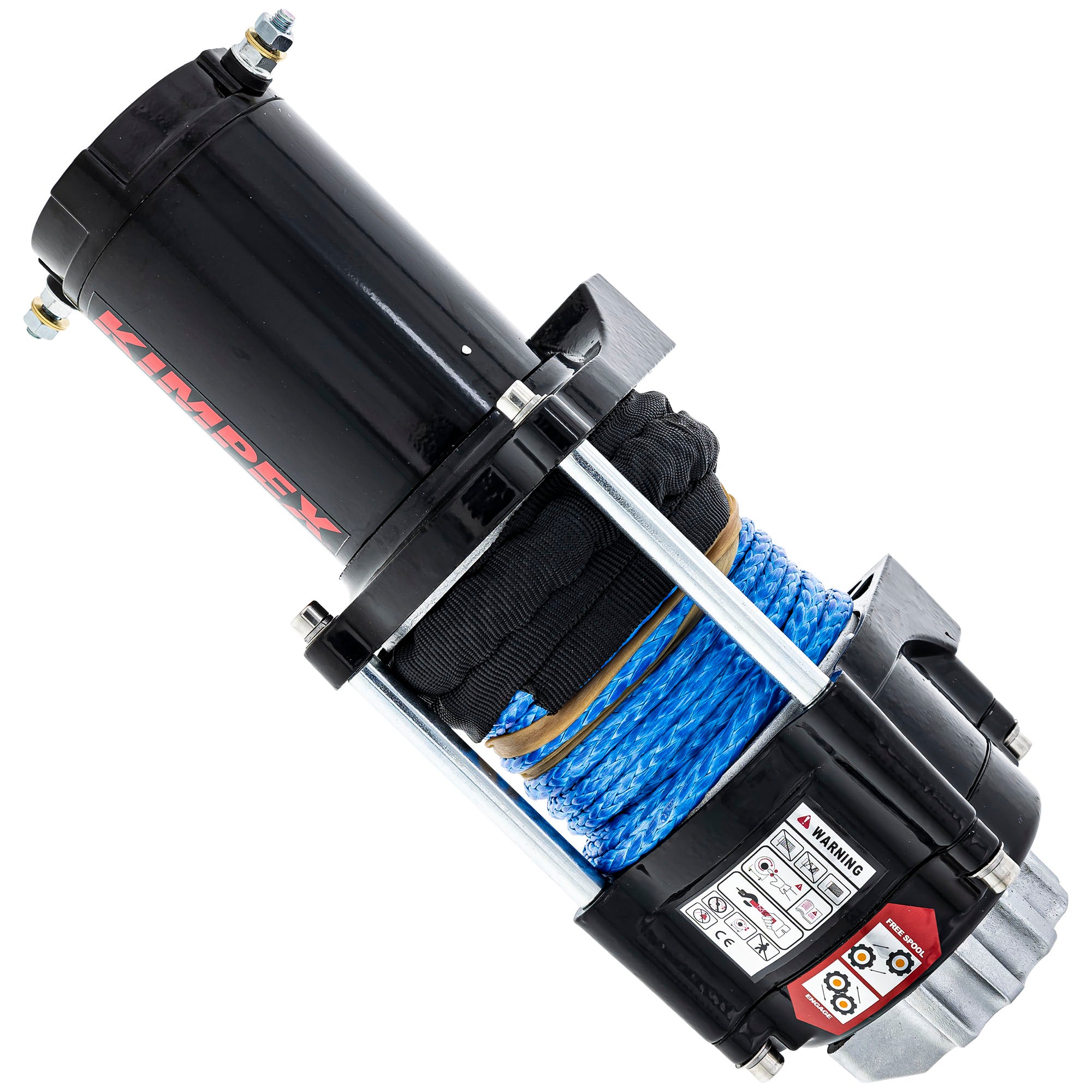 Kimpex 458243 2500 lbs Winch IP 67 Kit with Synthetic Rope Commander Defender Maverick X3