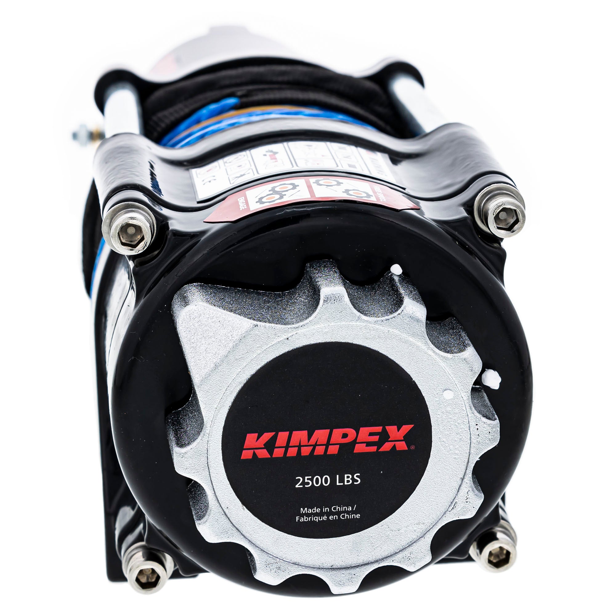 Kimpex 458243 2500 lbs Winch IP 67 Kit with Synthetic Rope Commander Defender Maverick X3