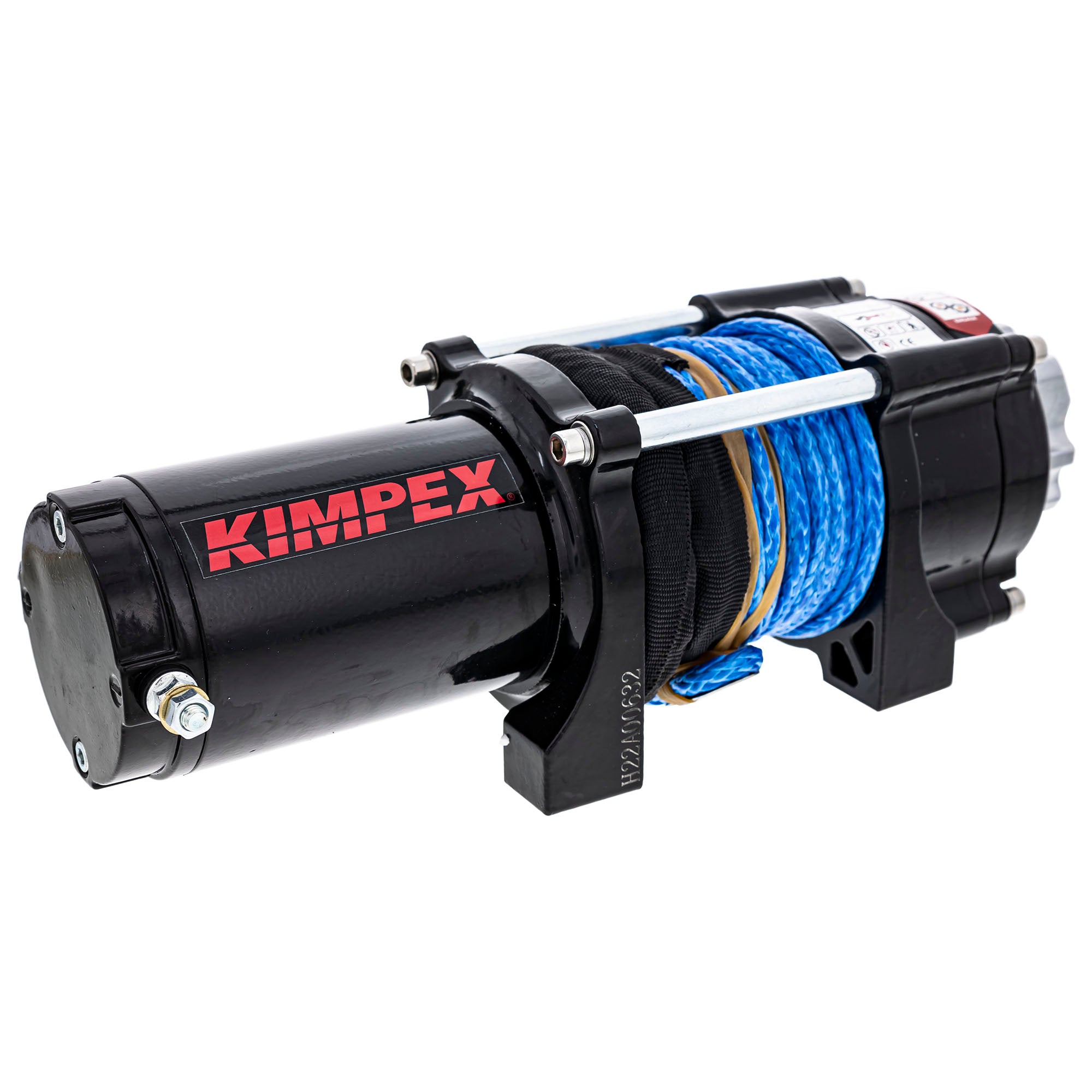 Kimpex 458243 2500 lbs Winch IP 67 Kit with Synthetic Rope Commander Defender Maverick X3
