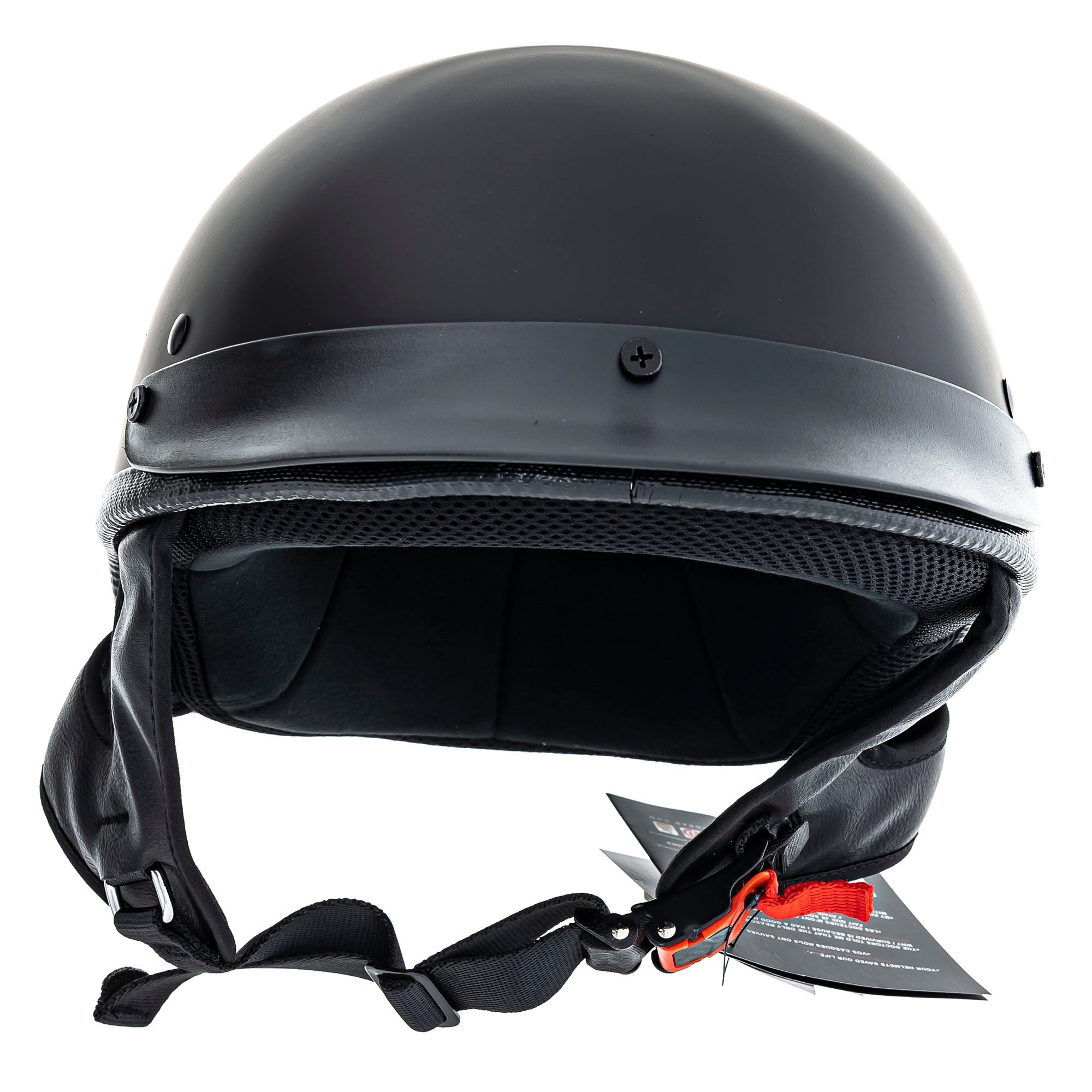 CKX Matte Black Bullet Half Helmet