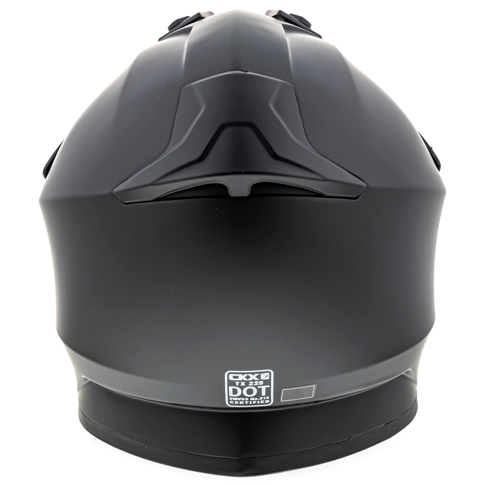 CKX TX228 Off-Road Open Face Motorcycle Helmet Matte Black
