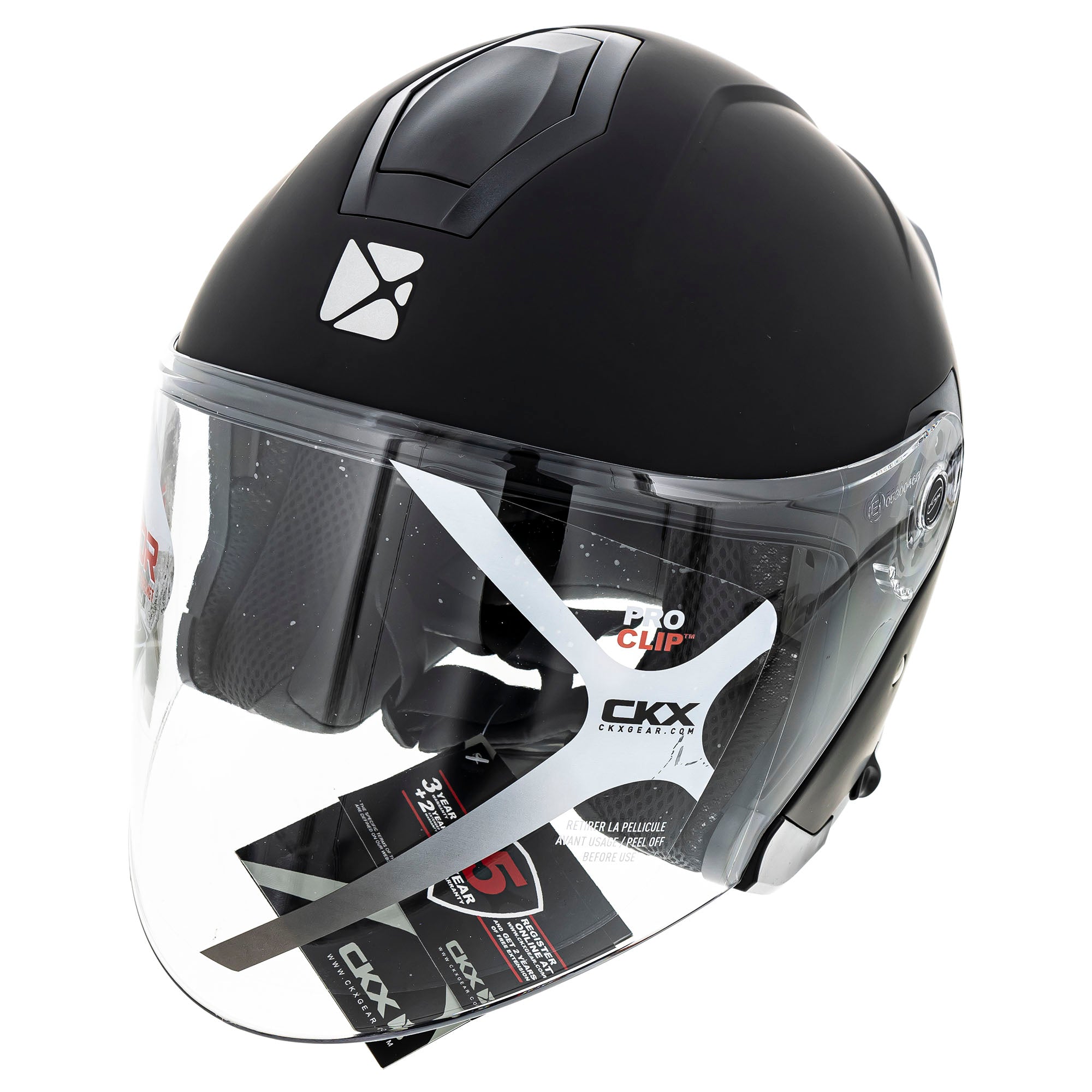 CKX Razor Open Helmet Matte Black Unisex-Adult