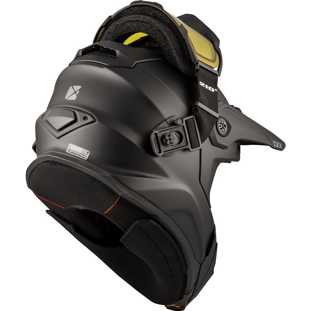 CKX Titan Original Full Face Snowmobile Helmet Matte Black