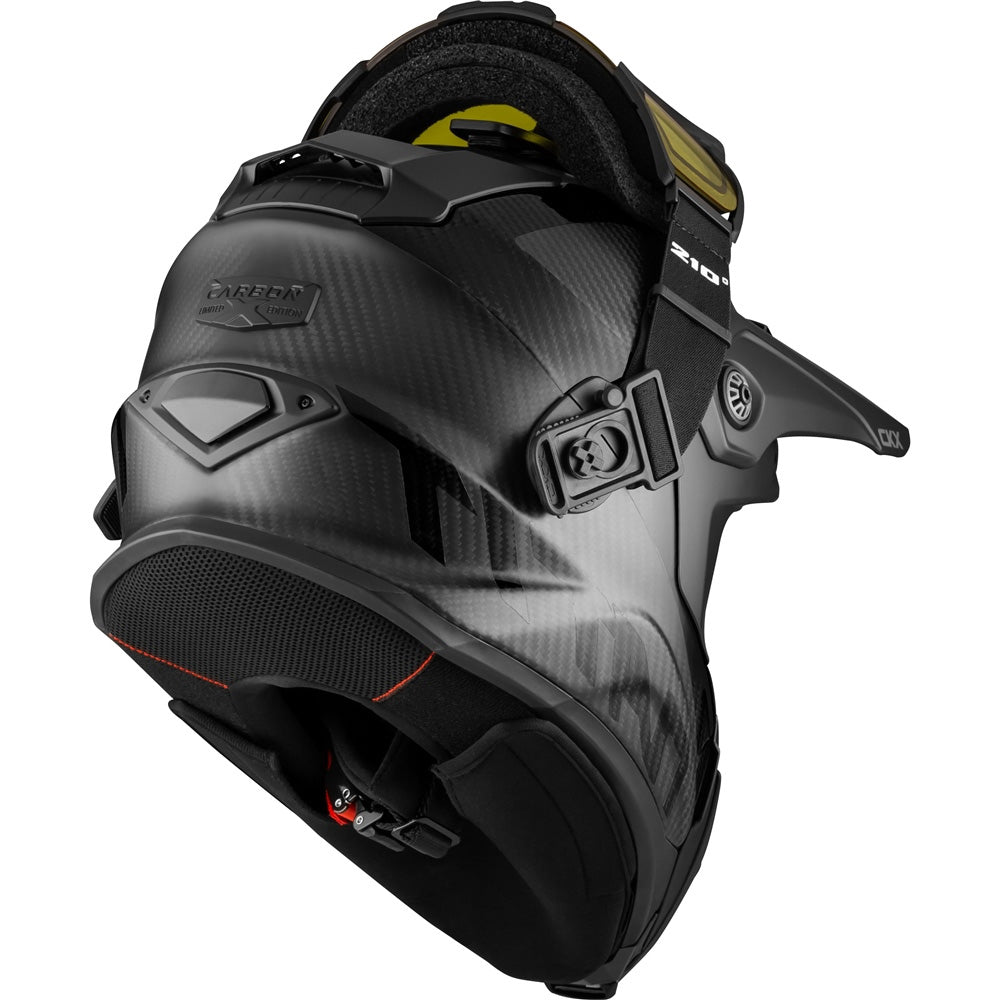 CKX Titan Original Carbon Full Face Snowmobile Helmet Carbon Grey