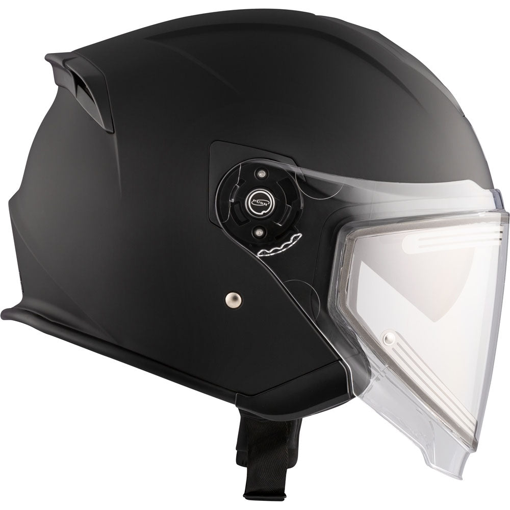 CKX Razor Open Snowmobile Helmet Matte Black