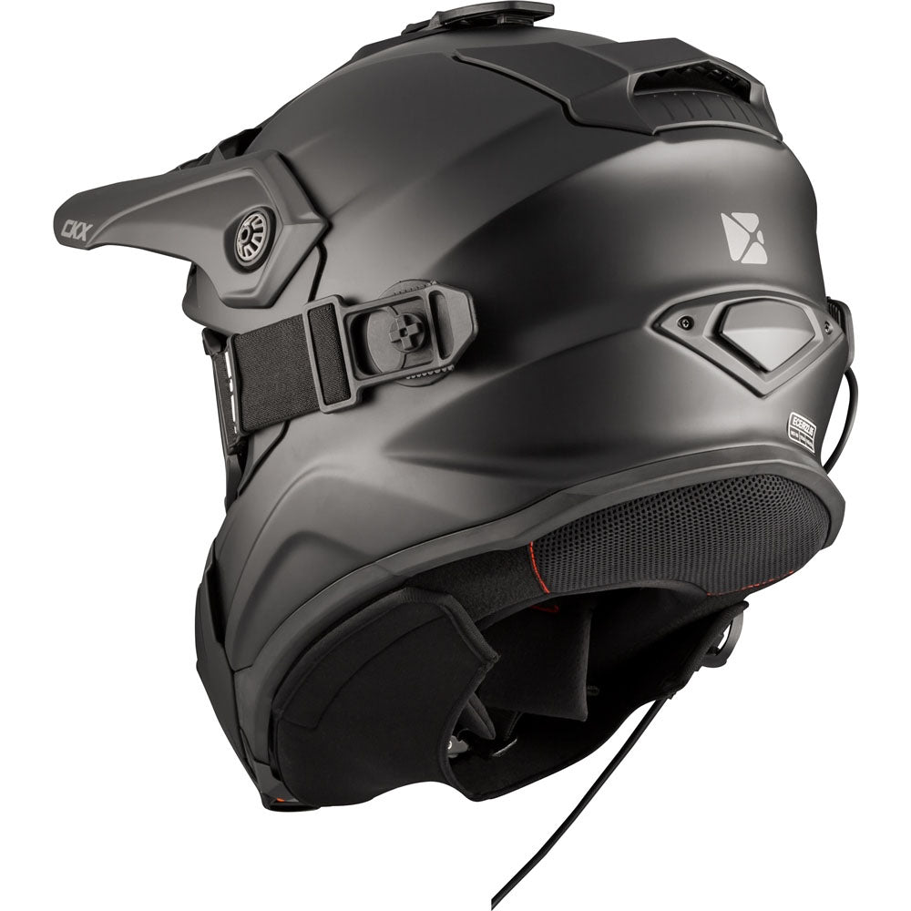 CKX Titan Original Electric Combo Snowmobile Helmet Matte Black