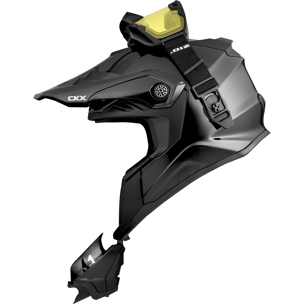 CKX Titan Air Flow Full Face Snowmobile Helmet Black