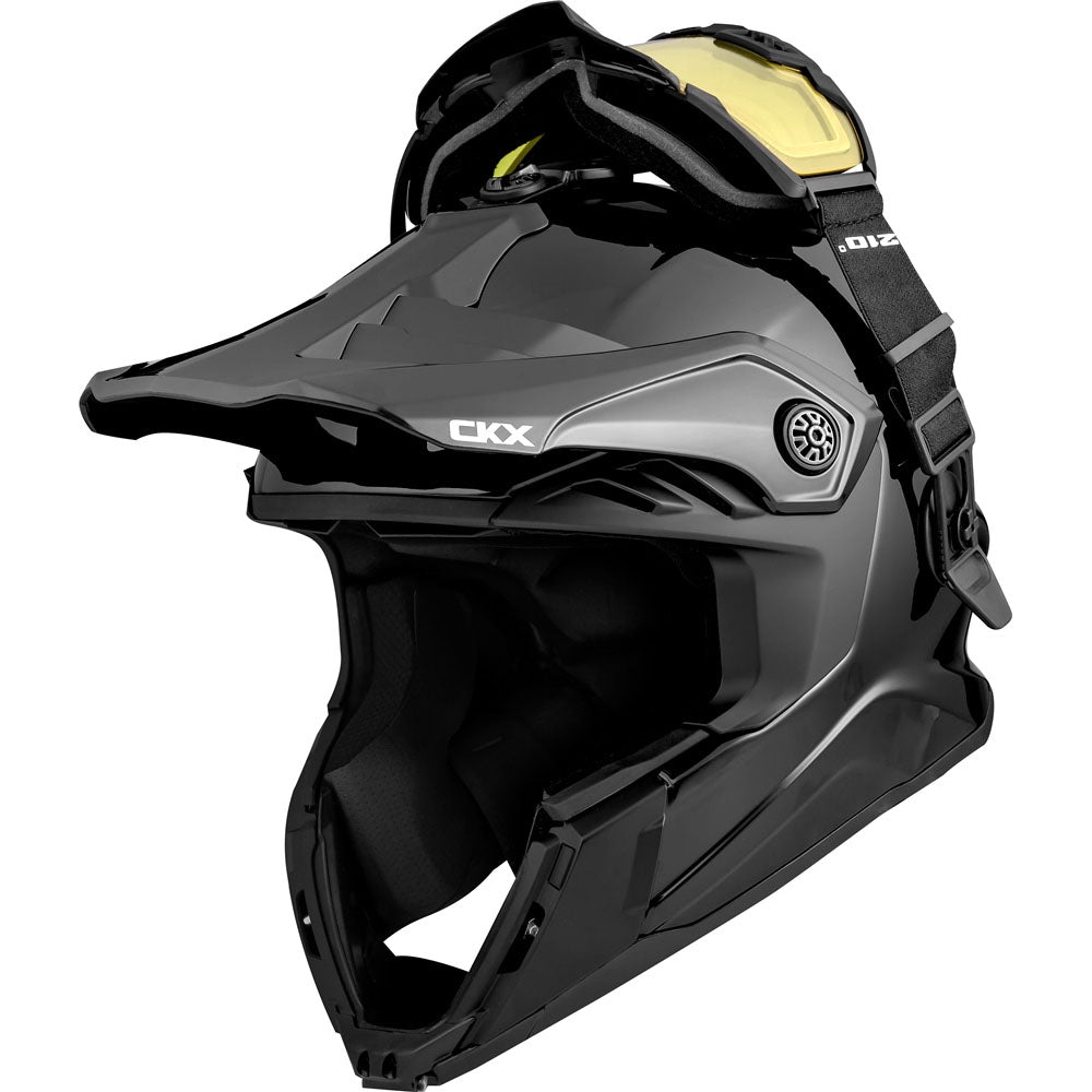CKX Titan Air Flow Full Face Snowmobile Helmet Black