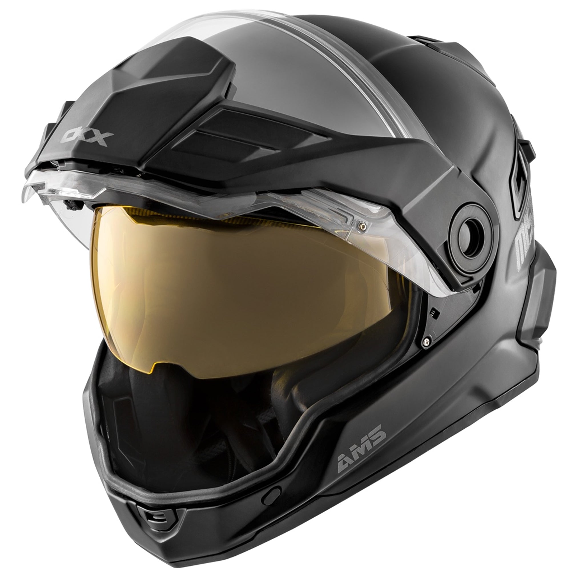 CKX Mission Snowmobile Helmet Matte Black Unisex-Adult