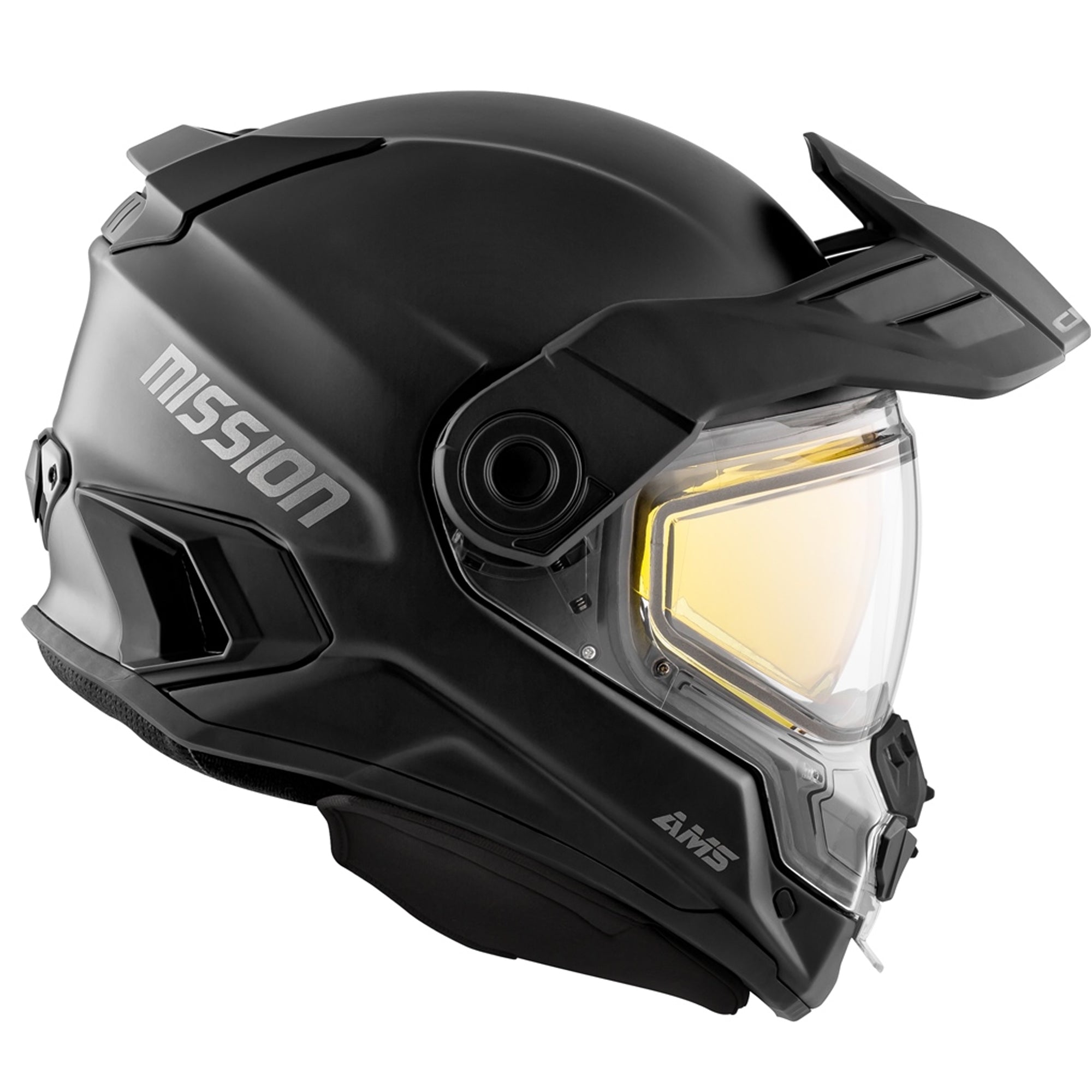 CKX Mission Snowmobile Full Face Helmet Matte Black
