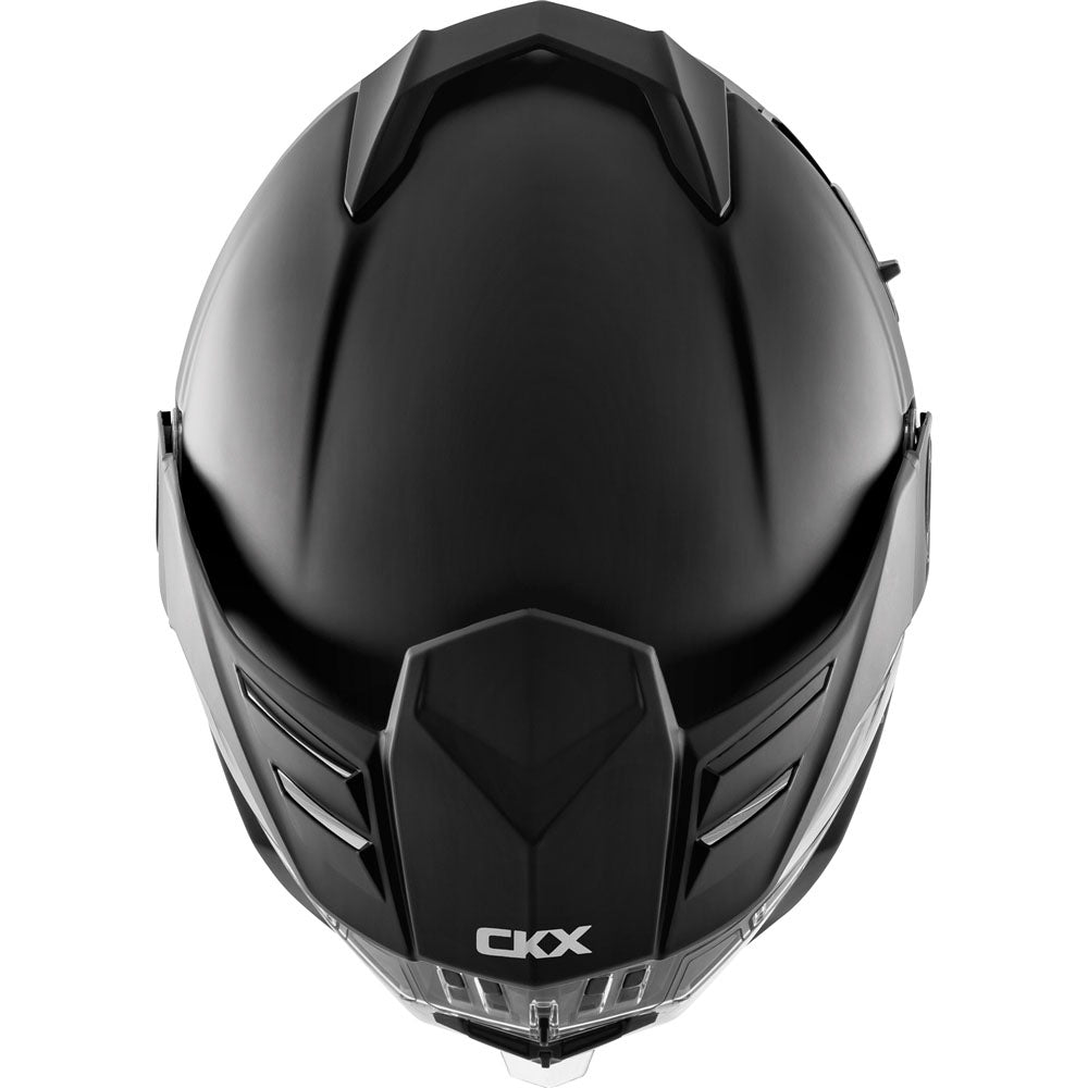 CKX Mission Snowmobile Helmet with Electric Shield Matte Black