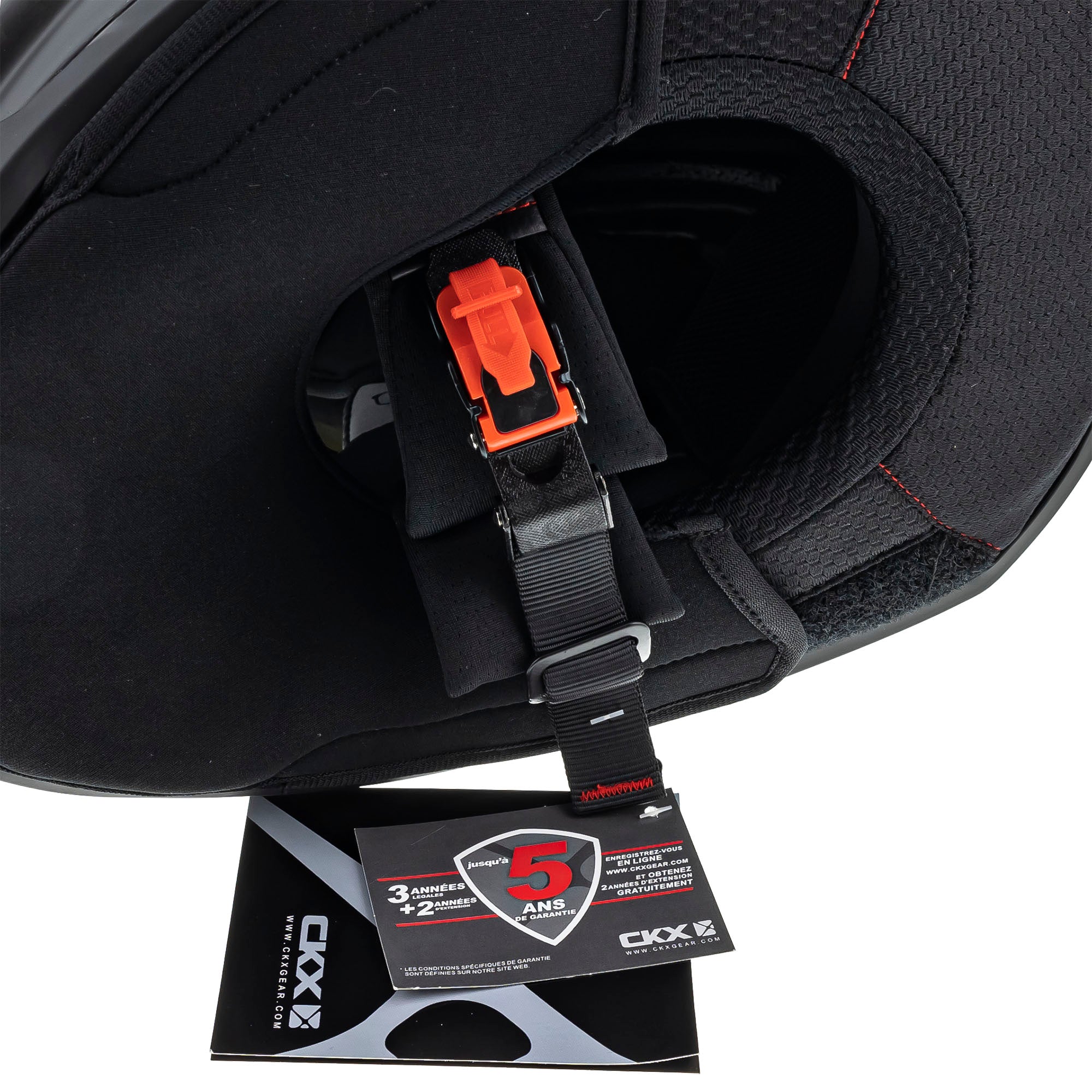 CKX Mission Carbon Fiber Electric Shield Snowmobile Helmet Black