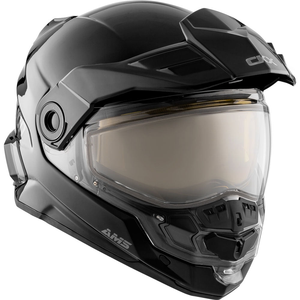 CKX Mission Snowmobile Helmet with Electric Shield Black Unisex-Adult