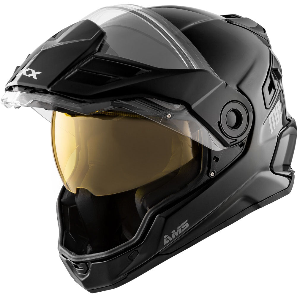 CKX Mission Snowmobile Helmet with Electric Shield Black