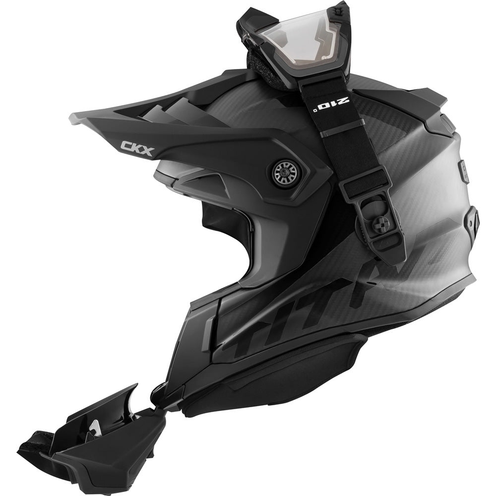 CKX Titan Original Full Face Snowmobile Helmet Carbon Gray