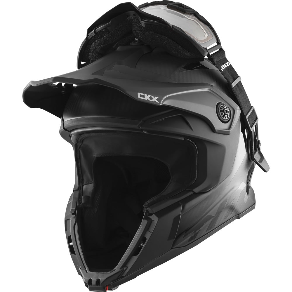 CKX Titan Original Full Face Snowmobile Helmet Carbon Gray