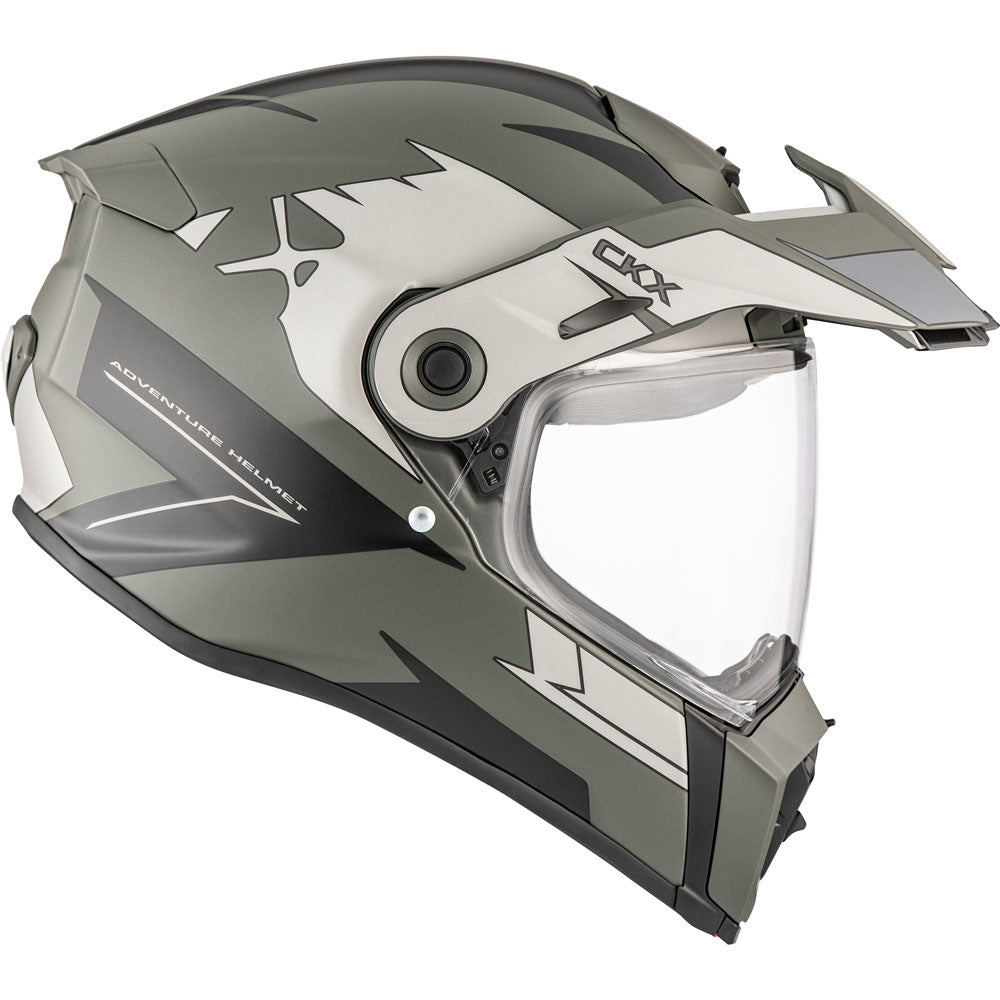 CKX Atlas Motorcycle Helmet Scorpio Gray Unisex-Adult