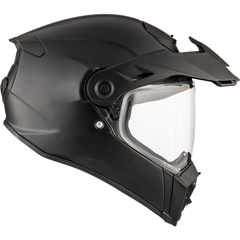 CKX Atlas Motorcycle Helmet Solid Matte Black Unisex-Adult