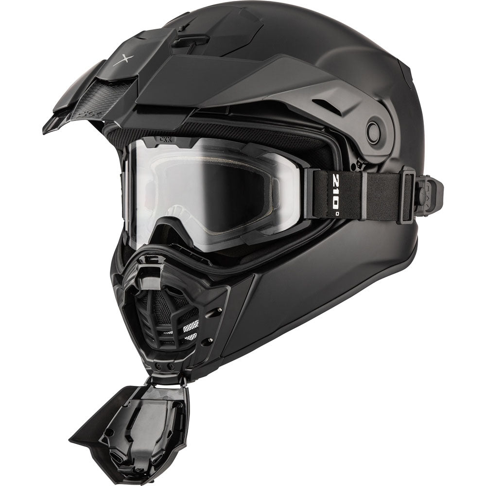CKX Atlas Motorcycle Full Face Helmet Solid Matte Black