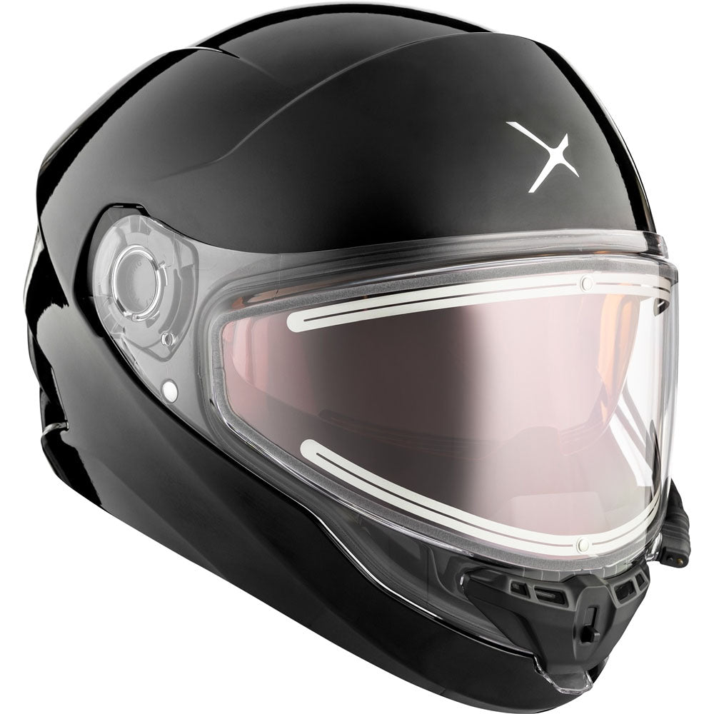 CKX Contact Full Face Snowmobile Solid Helmet Black Unisex-Adult