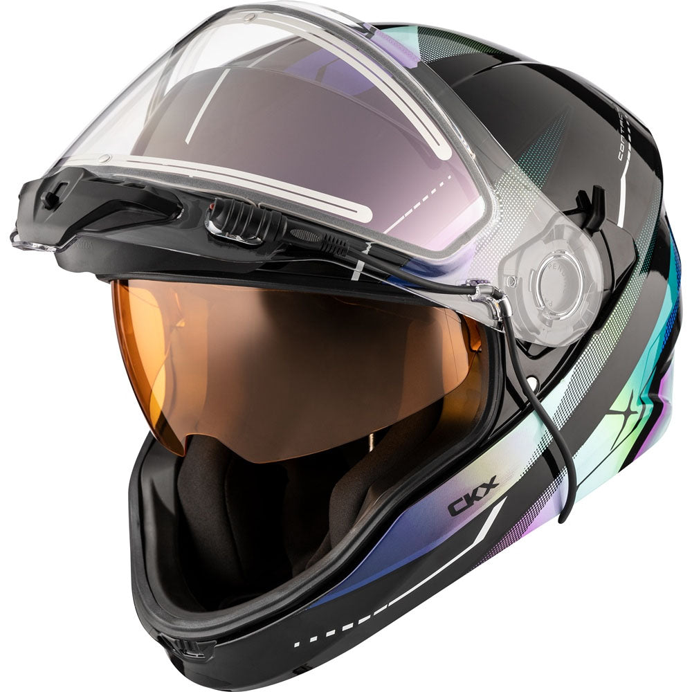 CKX Contact Full Face Snowmobile Helmet Artik Gloss Blue