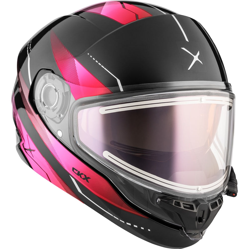 CKX Contact Full Face Snowmobile Artik Helmet Gloss Pink Unisex-Adult