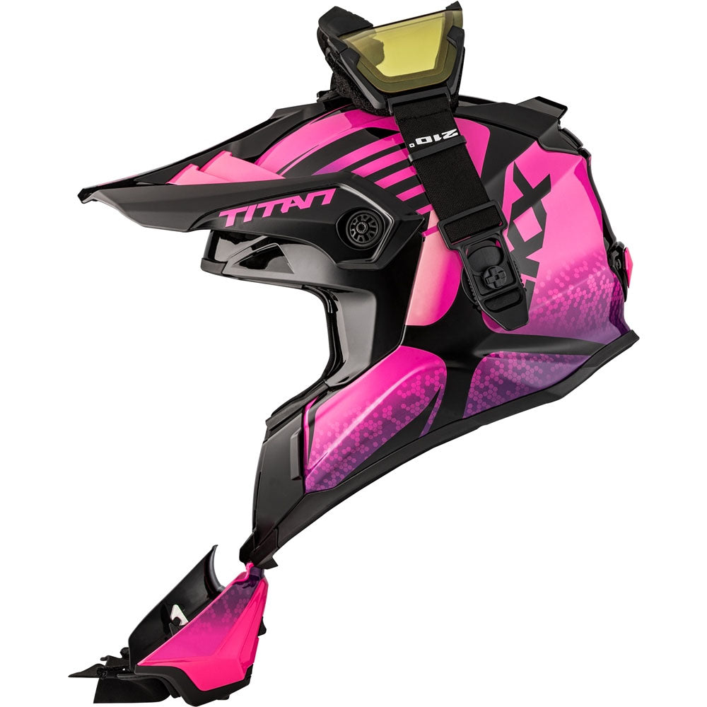 CKX Titan Original Full Face Snowmobile Helmet Pink