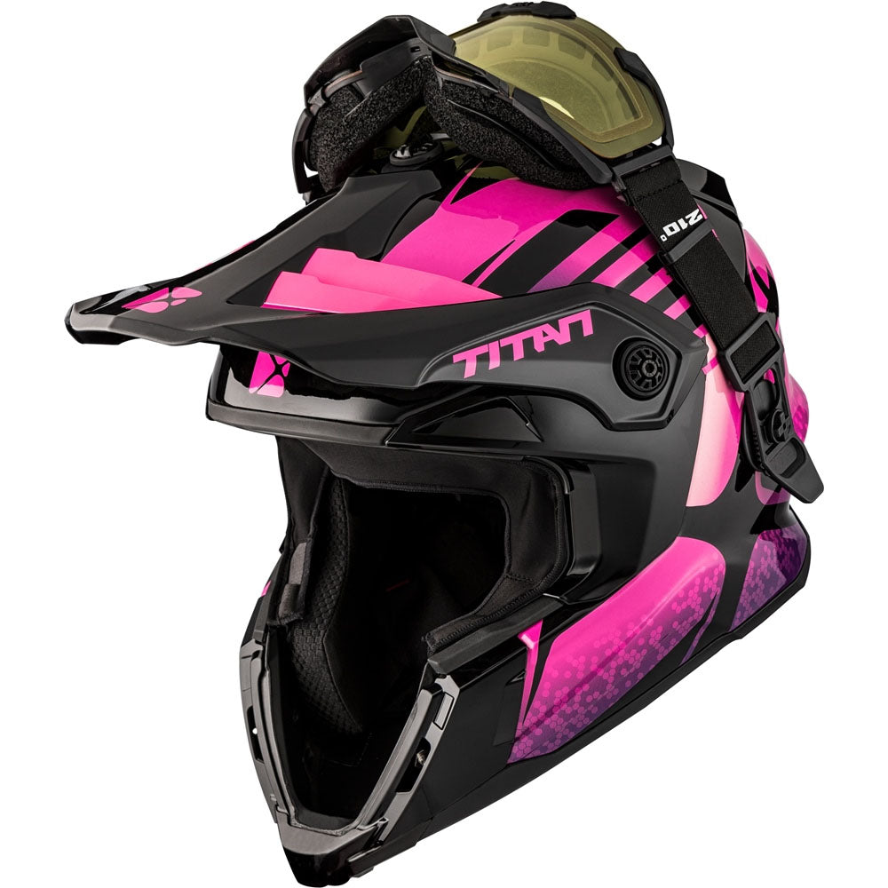 CKX Titan Original Full Face Snowmobile Helmet Pink