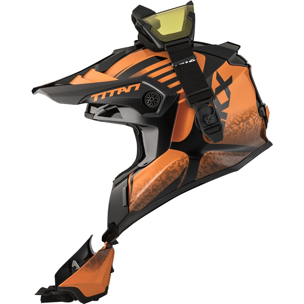 CKX Titan Original Full Face Snowmobile Helmet Avid Safety Orange