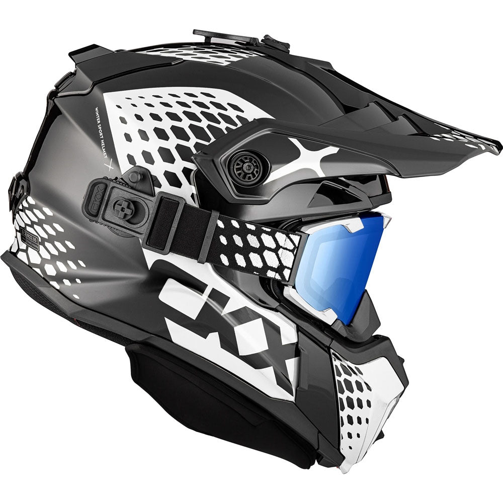CKX CKX Titan Original Helmet Trail and Backcountry Viper Black, Glossy White