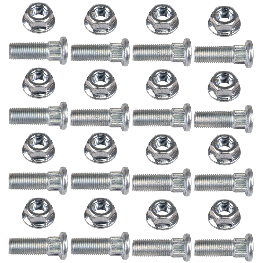 Polaris FK1000704 Front/Rear Wheel Lug Nut & Stud 16 Pack Ranger Sportsman