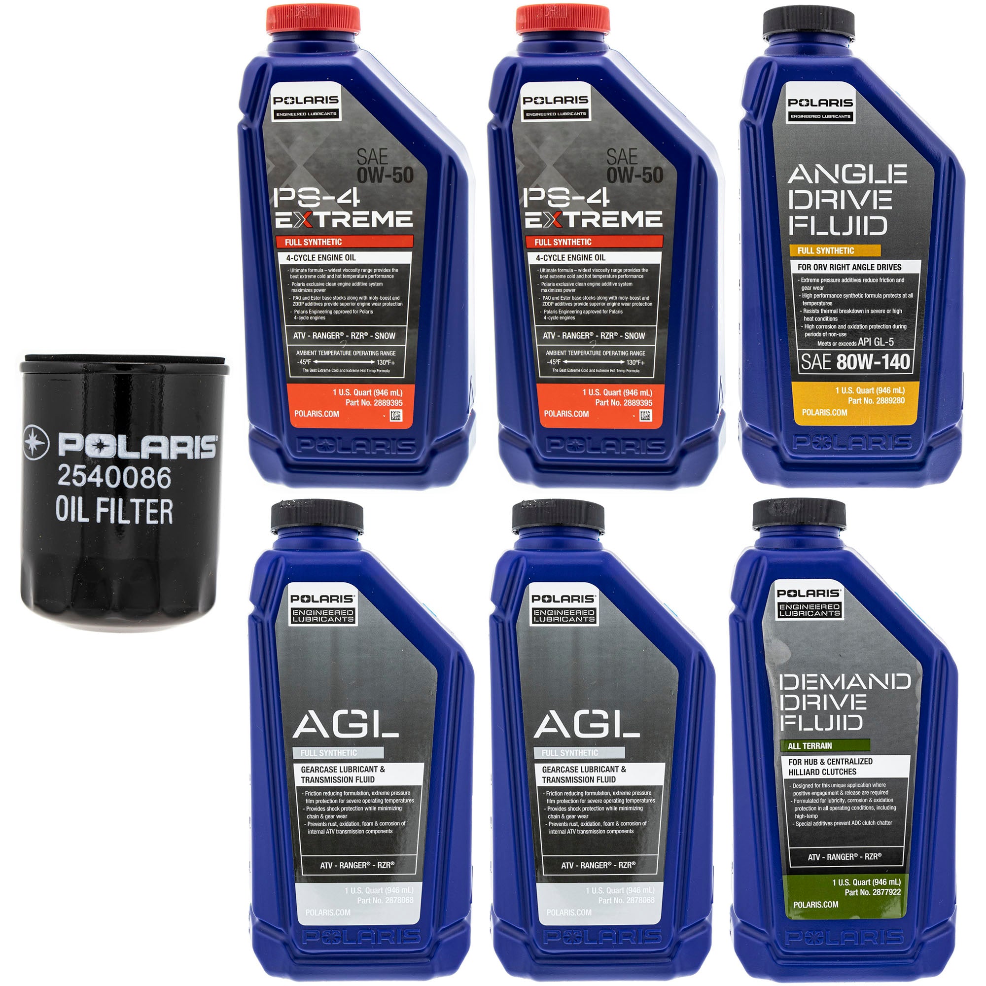 Polaris FKFSK20038 Full Service Kit RZR Ranger XC 800 700 XP XC S Crew 4