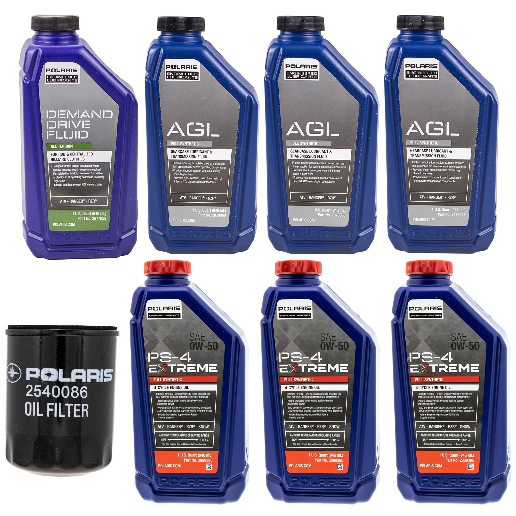 Polaris FKFSK20047 Full Service Kit RZR XC 1000 900 XC S 4 2019-2022