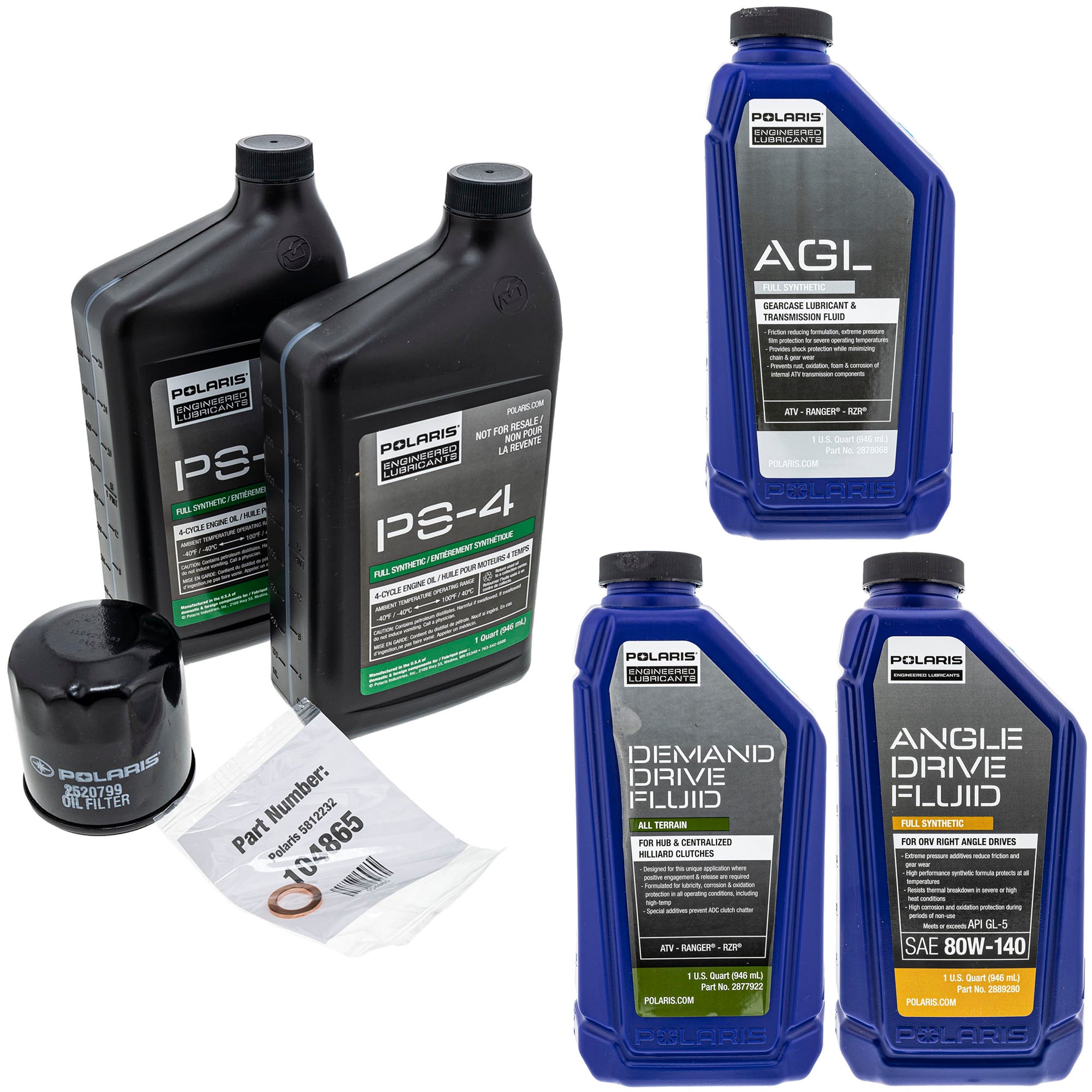 Polaris FKFSK20081 Full Service Kit Ranger Sportsman Magnum 500 850 330 XP