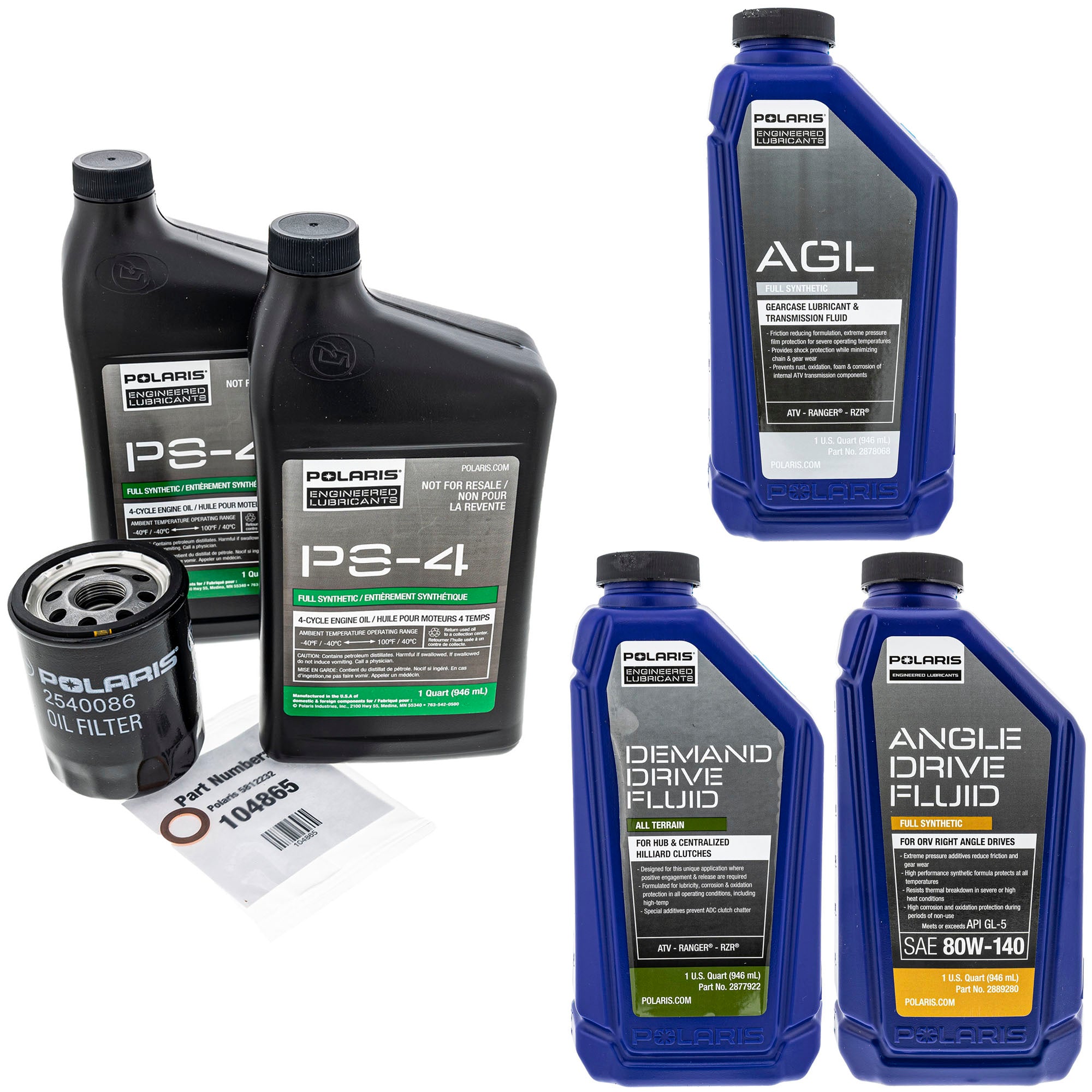 Polaris FKFSK20083 Full Service Kit Ranger Sportsman Big Boss 800 600 700 XP