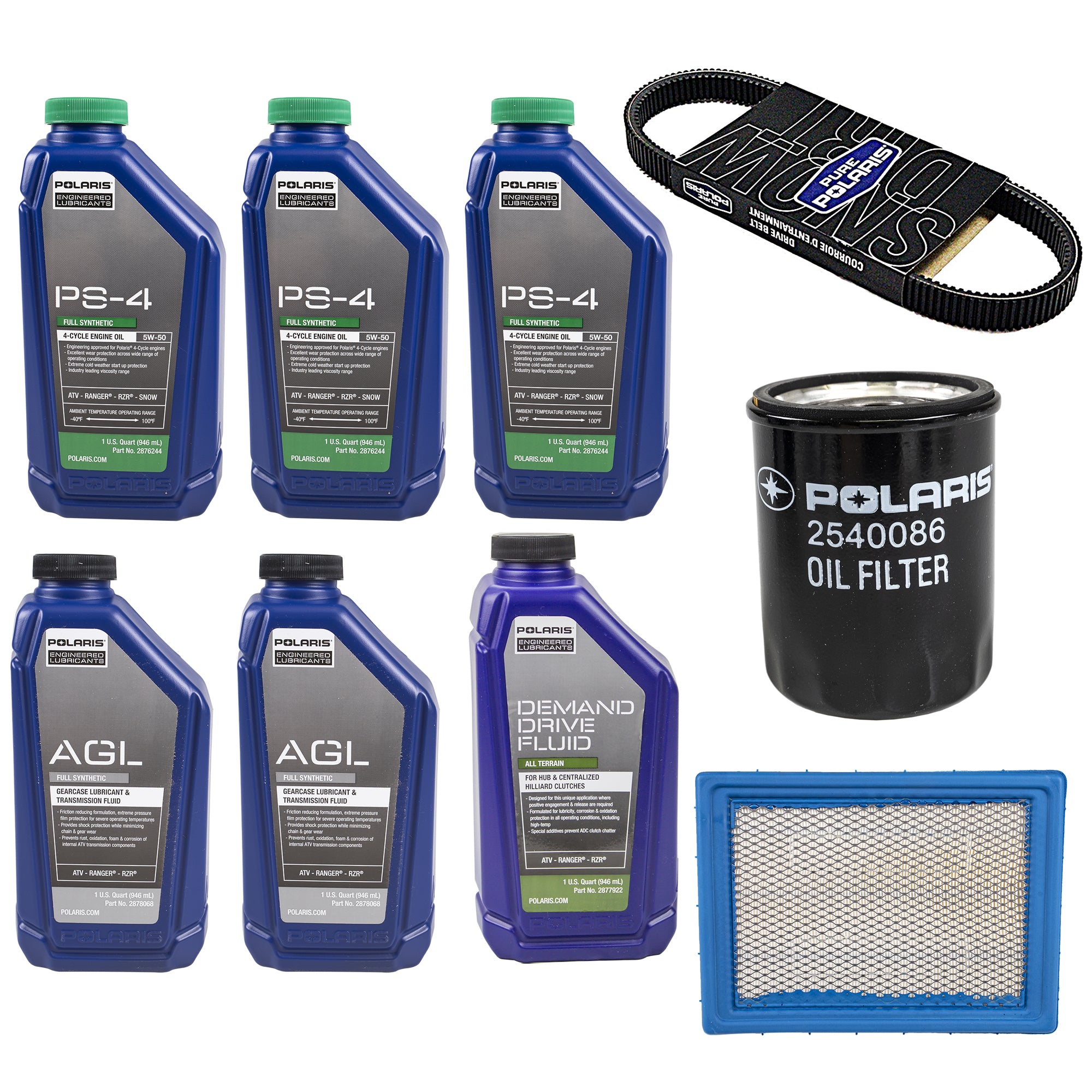Polaris Oil Change Kit Ranger 1000 Crew EPS XP