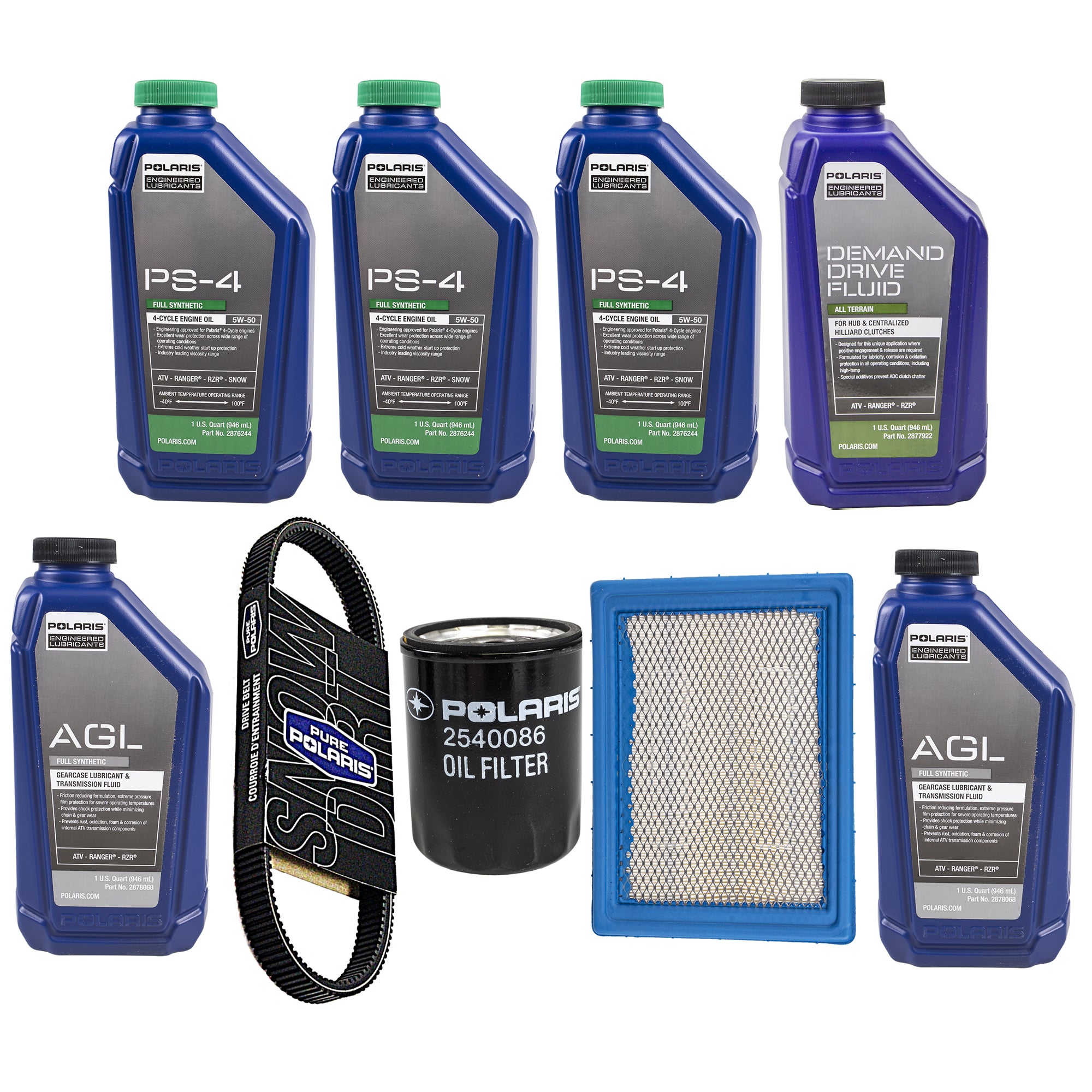 Genuine OEM Polaris Oil Change Kit Ranger