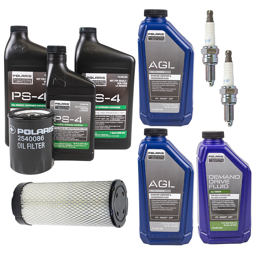 Polaris FKOCK10605 Fluid & Oil Change Kit with Air Filter RZR 900 S 2015-2016
